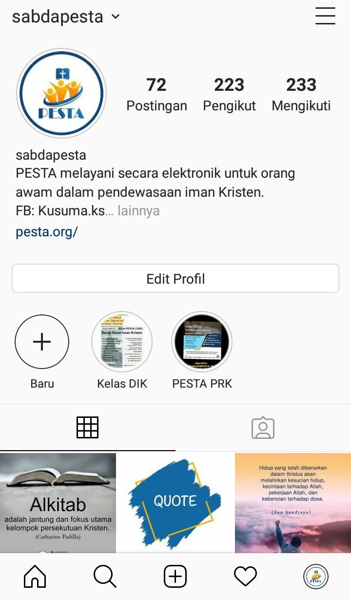 Instagram PESTA