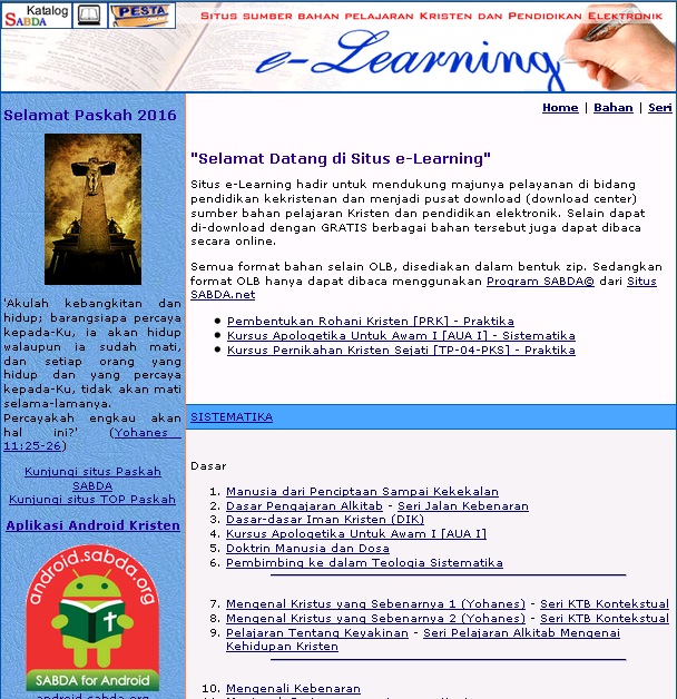 Situs e-Learning