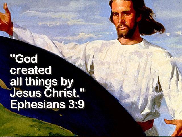 God create all things by Jesus