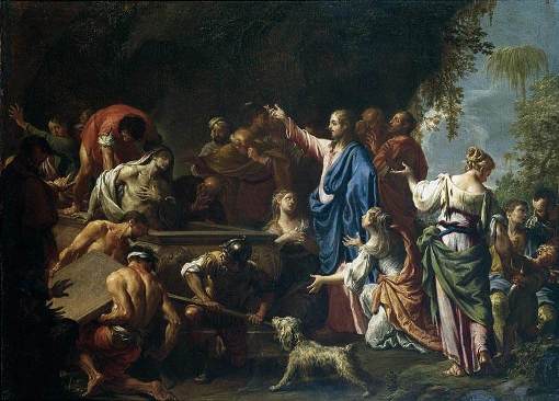 Yesus membangkitkan Lazarus