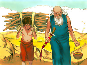 Gambar: Abraham dan Ishak