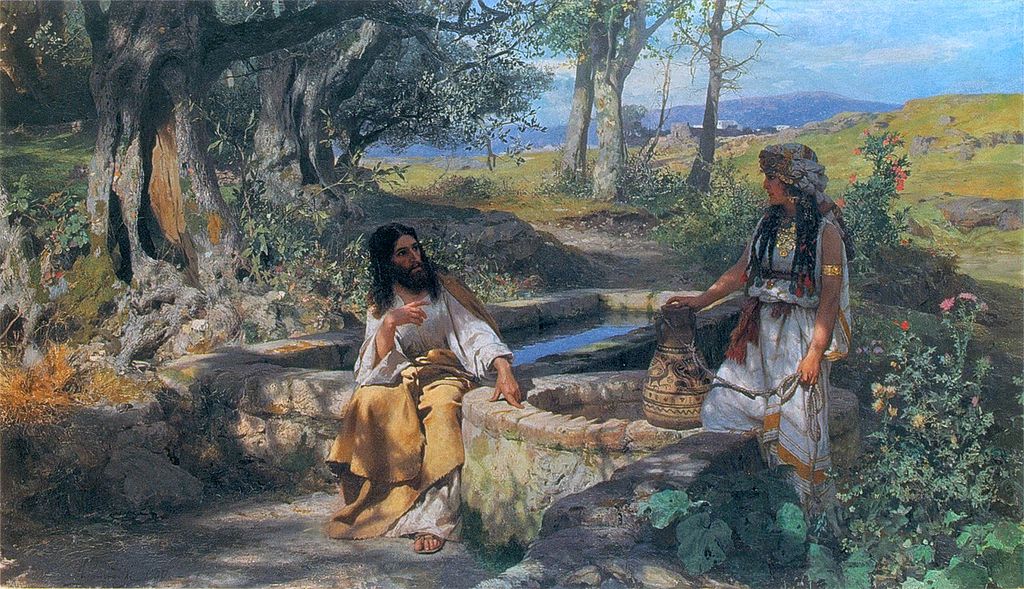 Yesus dan perempuan Samaria