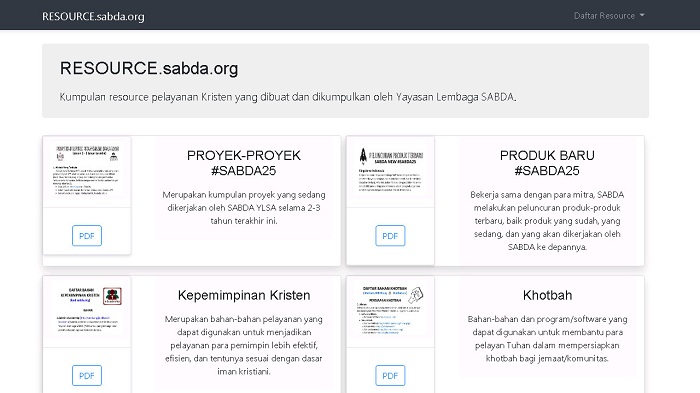 Situs RESOURCE.sabda.org
