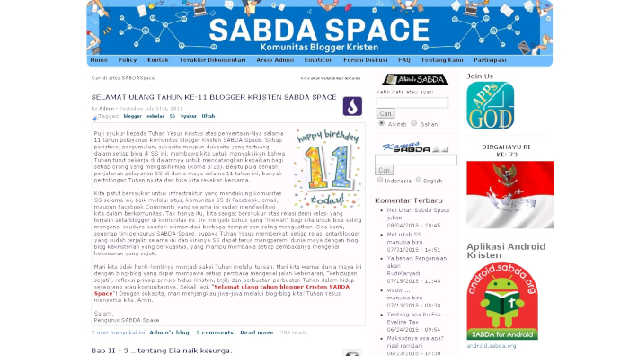 SABDA Space