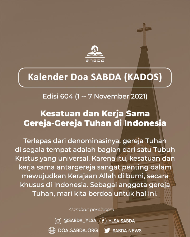 Pokok Doa KADOS 1 -- 7 November 2021