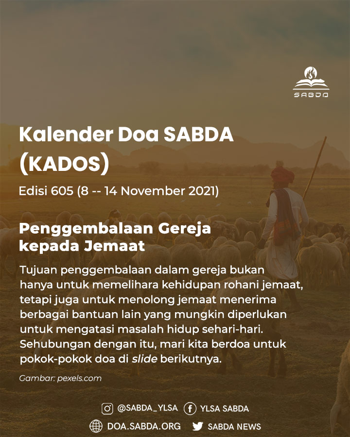 Pokok Doa KADOS 8 -- 14 November 2021