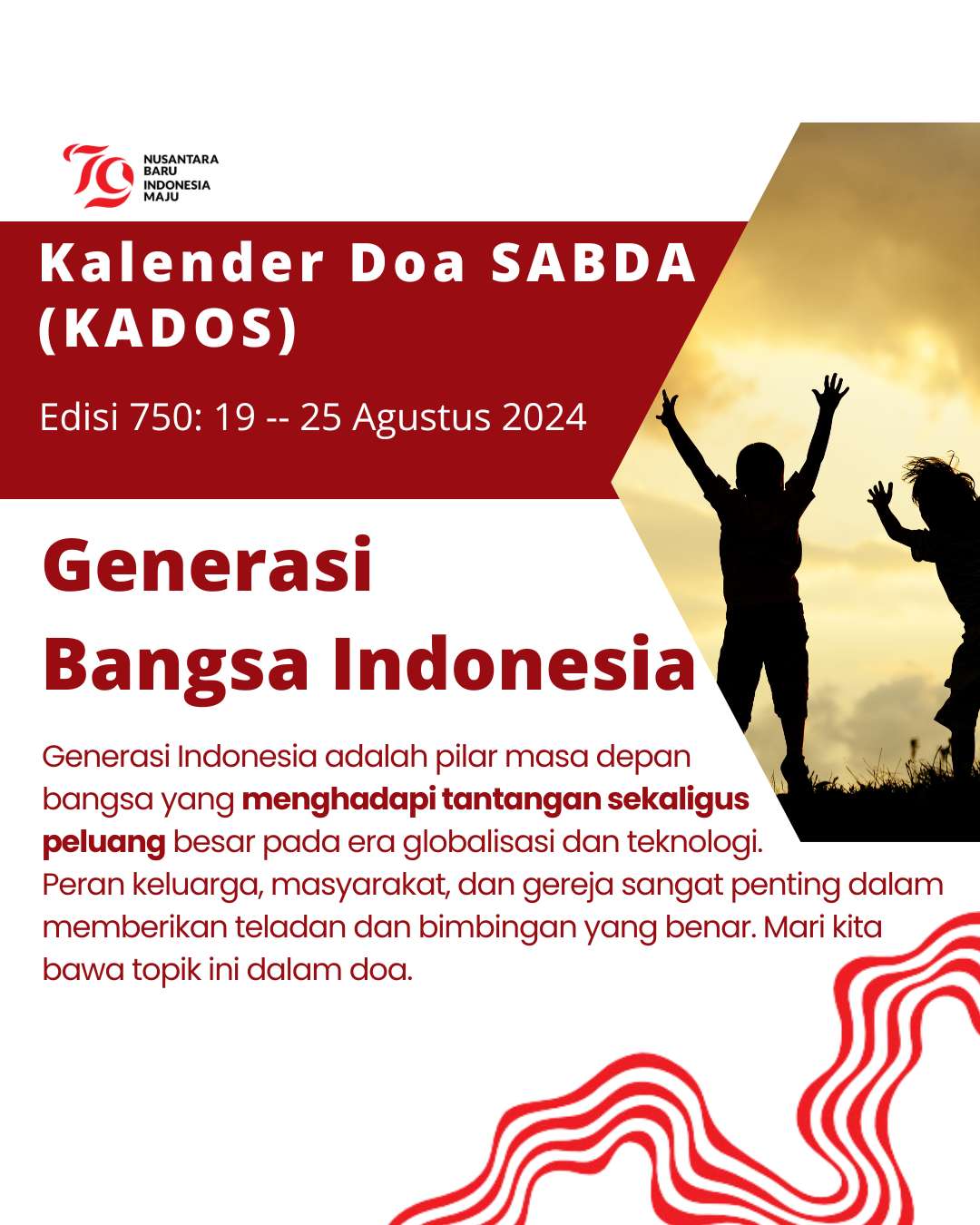 Pokok Doa KADOS 19 -- 25 Agustus 2024