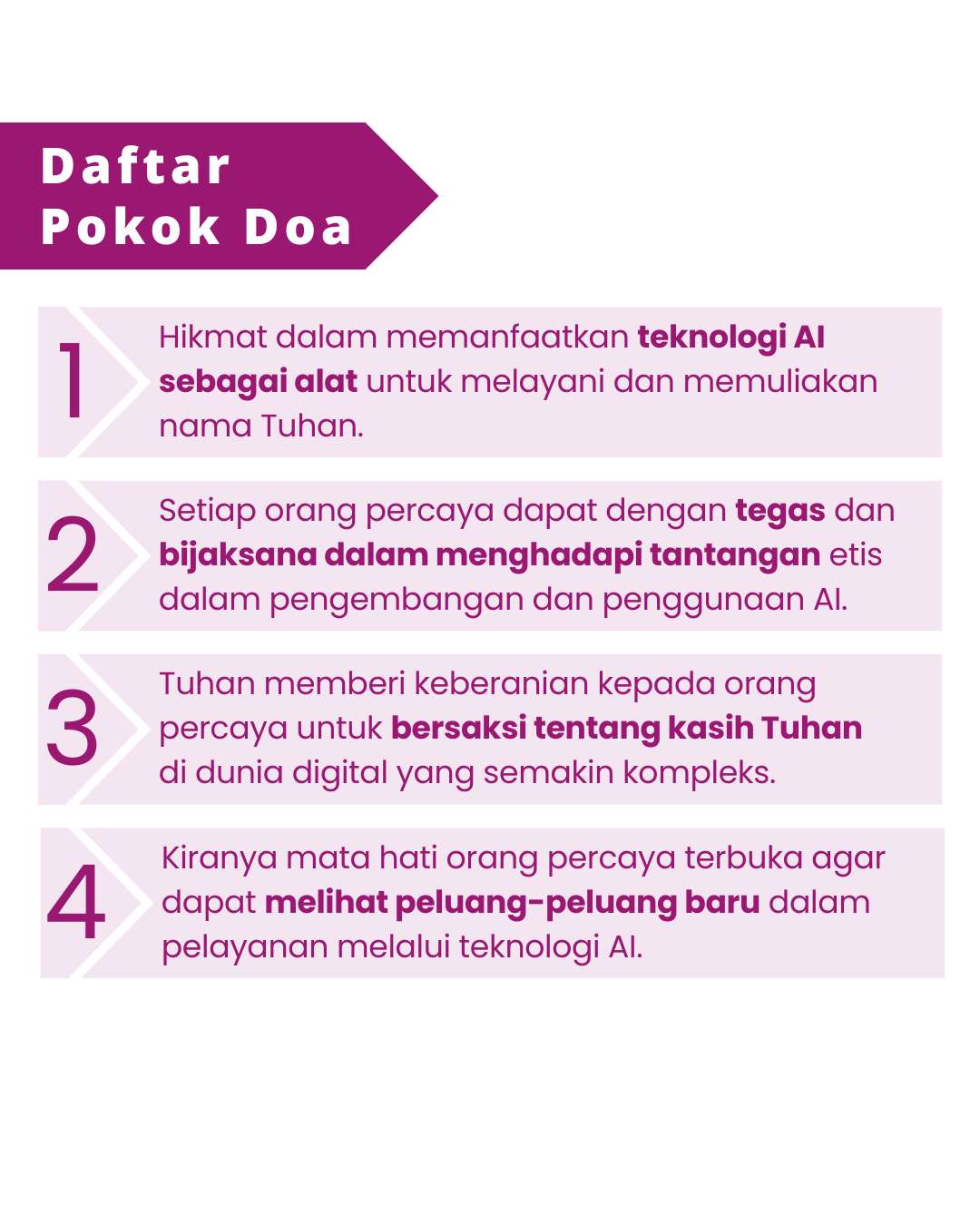 Pokok Doa KADOS 23 -- 29 September 2024