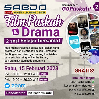 Brosur GoPaskah! Film Paskah & Drama