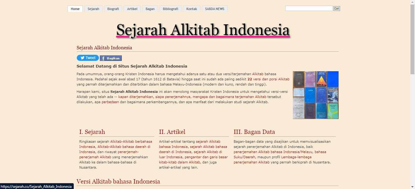 Situs Sejarah Alkitab Indonesia