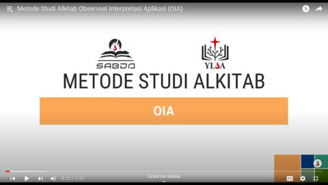Metode Observasi Interpretasi Aplikasi (OIA)