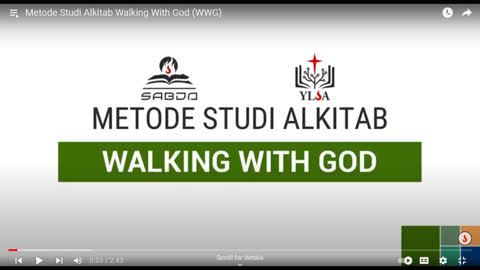 Metode Walking With God (WWG)