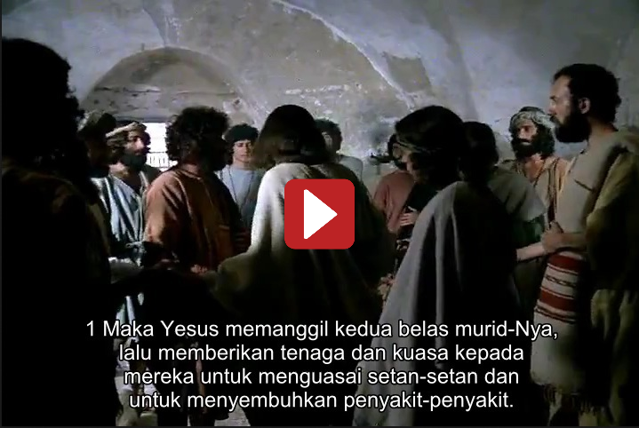 Video Yesus Mengutus Kedua Belas Murid