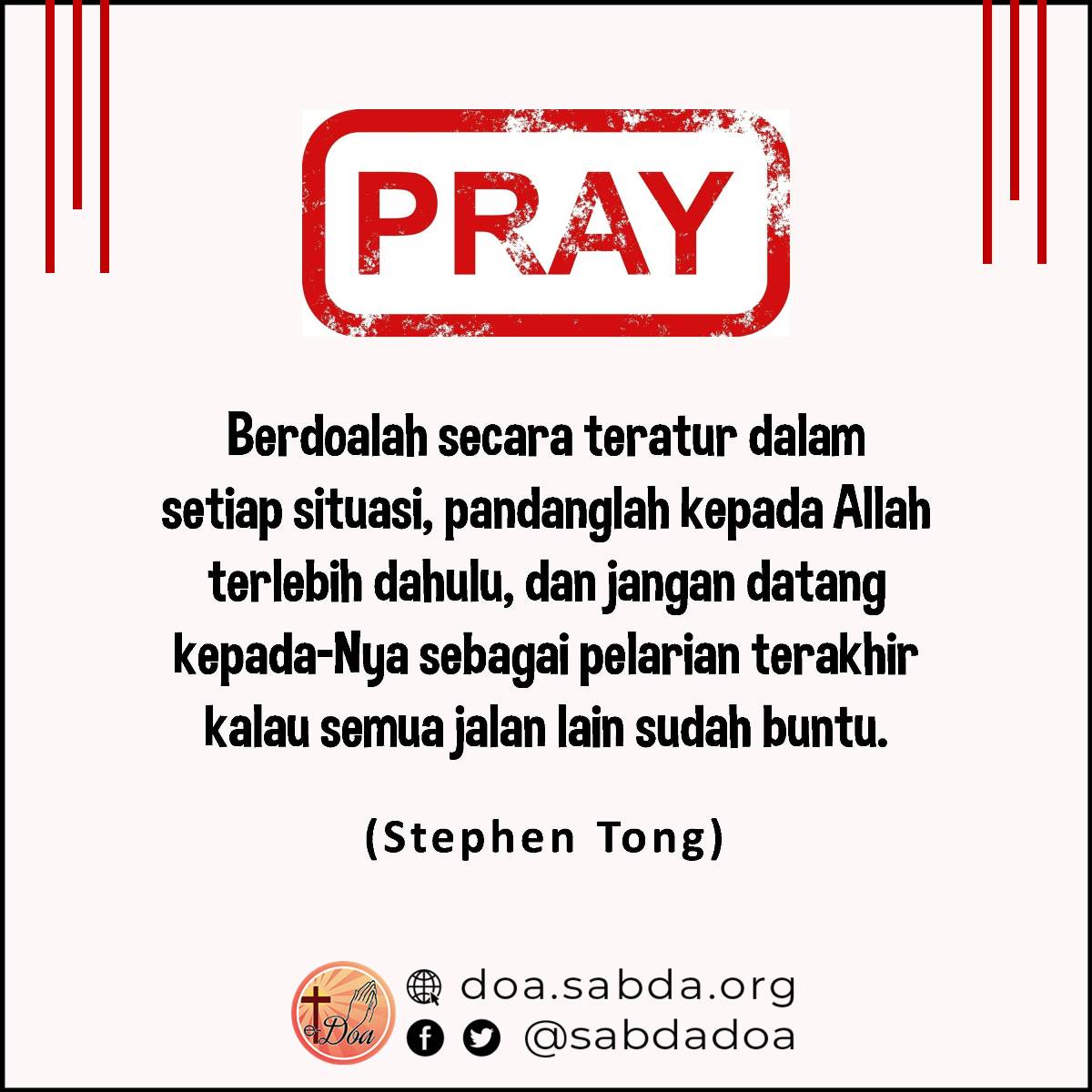 Berdoalah