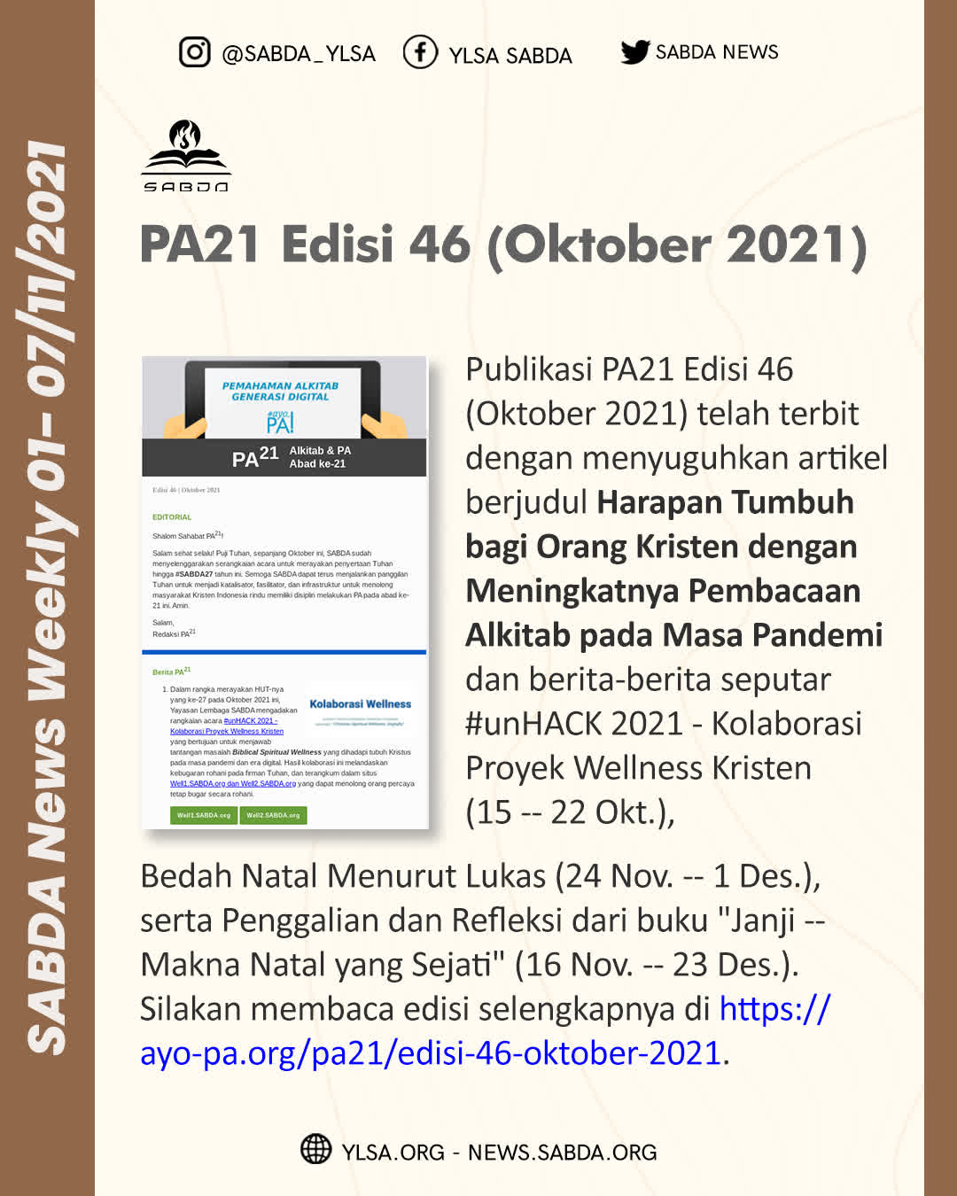 PA21 Edisi 46 (Oktober 2021)