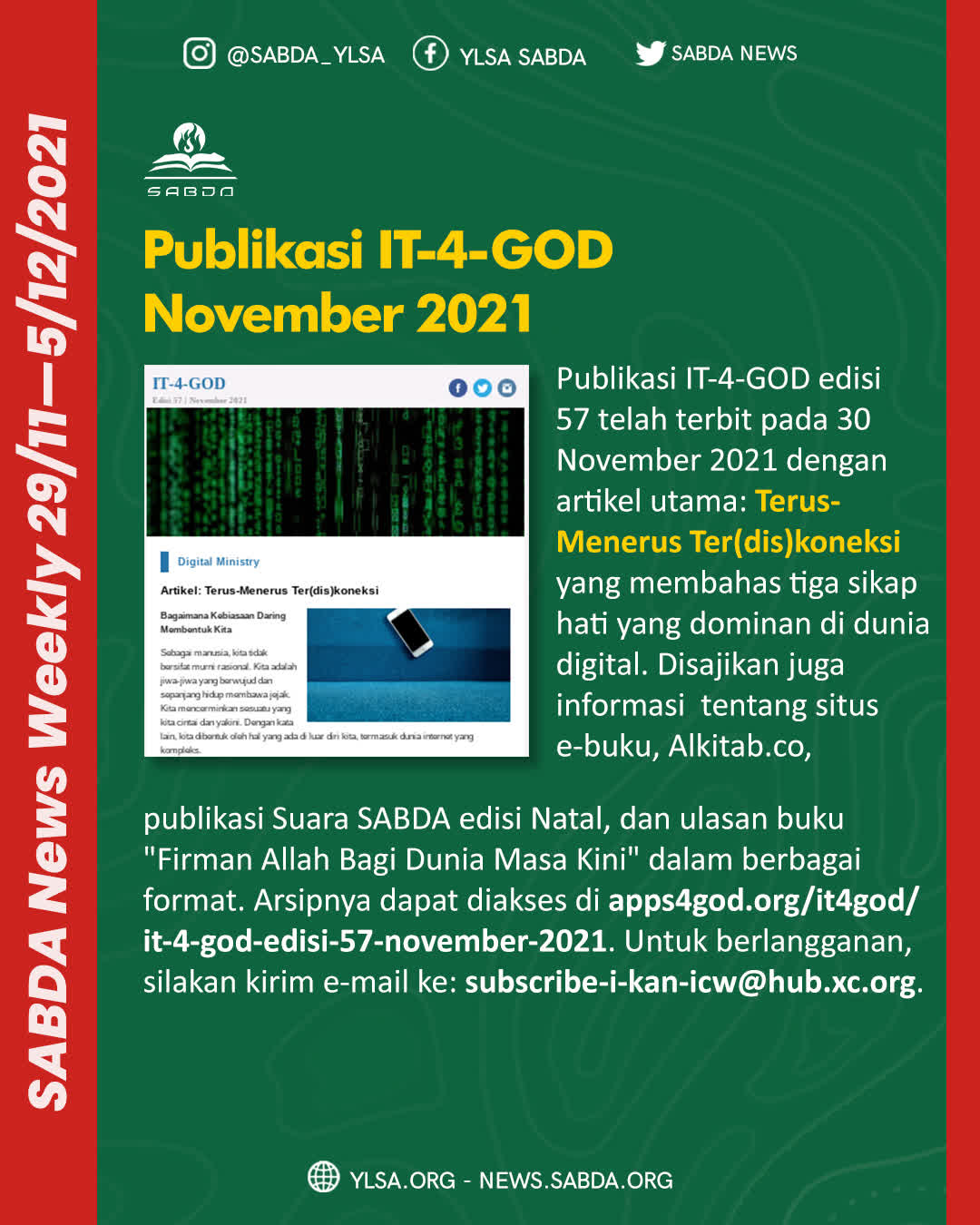 Publikasi IT-4-GOD November 2021