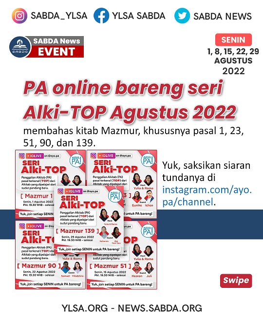PA online barengseri Alki-TOP Agustus 2022