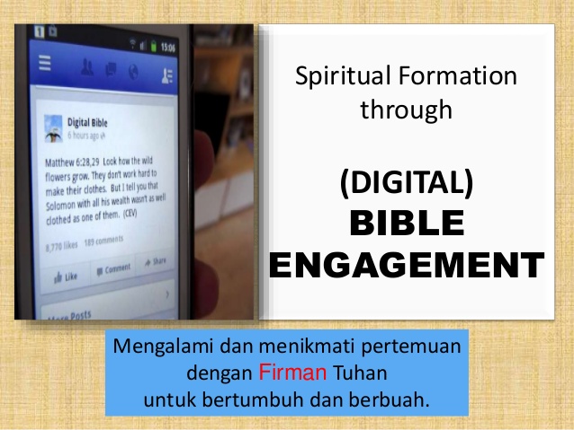 Spiritual Formation Through (Digital) Bible Engagement