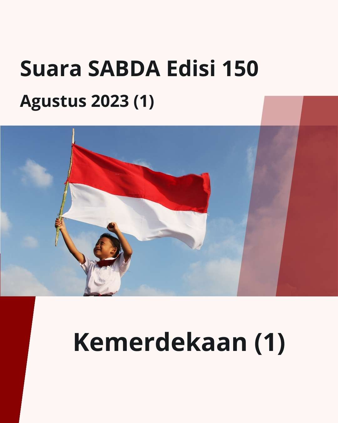 Cover Suara SABDA edisi Agustus 1