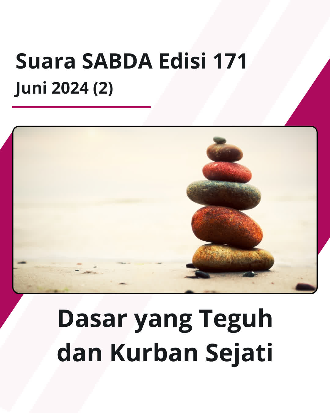 Cover Suara SABDA Juni edisi 2.