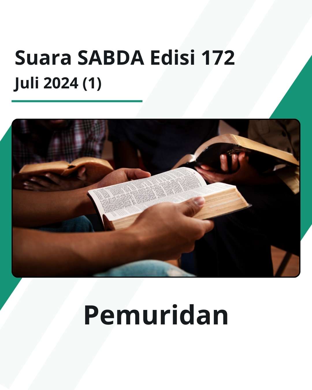 Cover Suara SABDA Juni edisi 1.