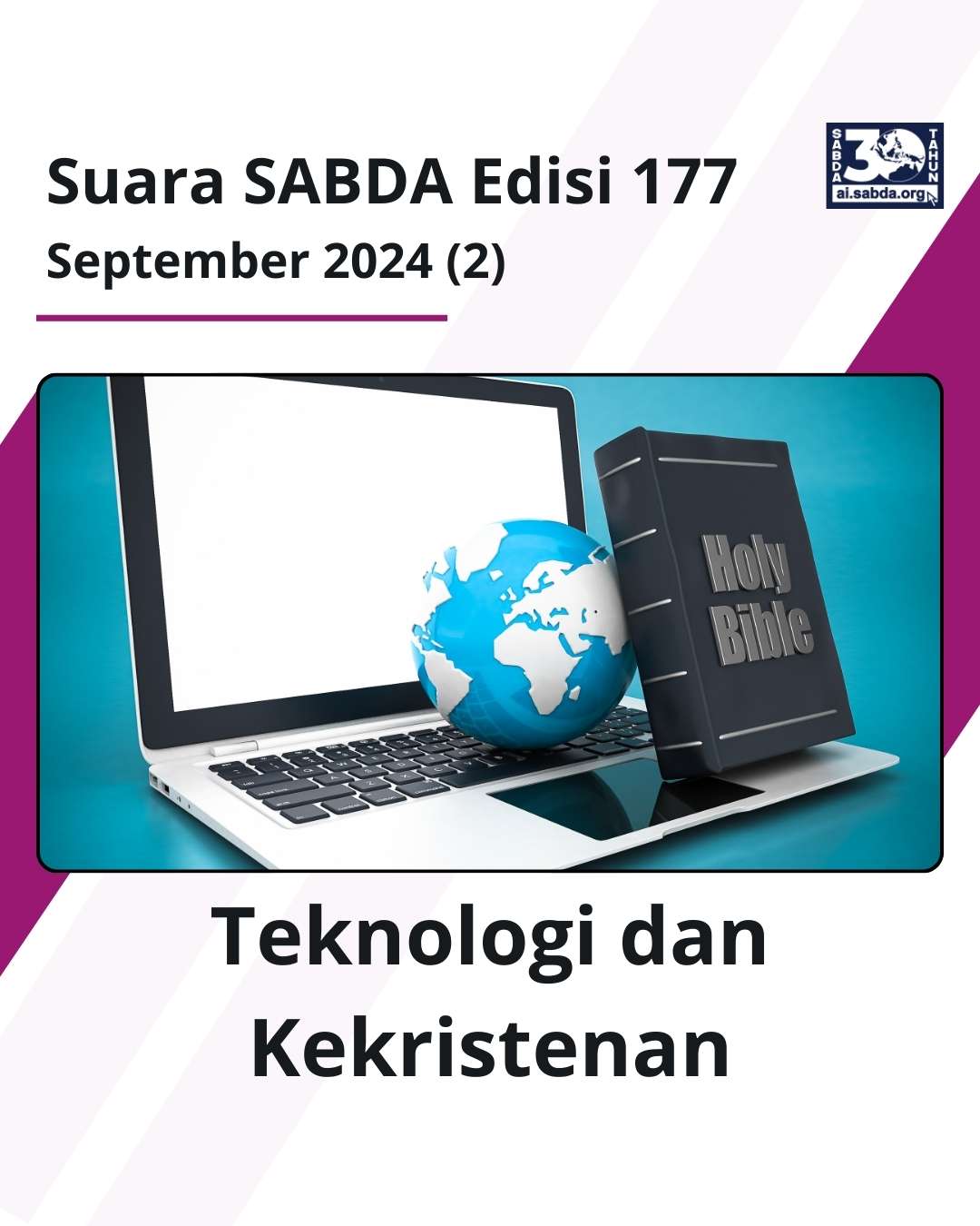 Cover Suara SABDA September edisi 2.