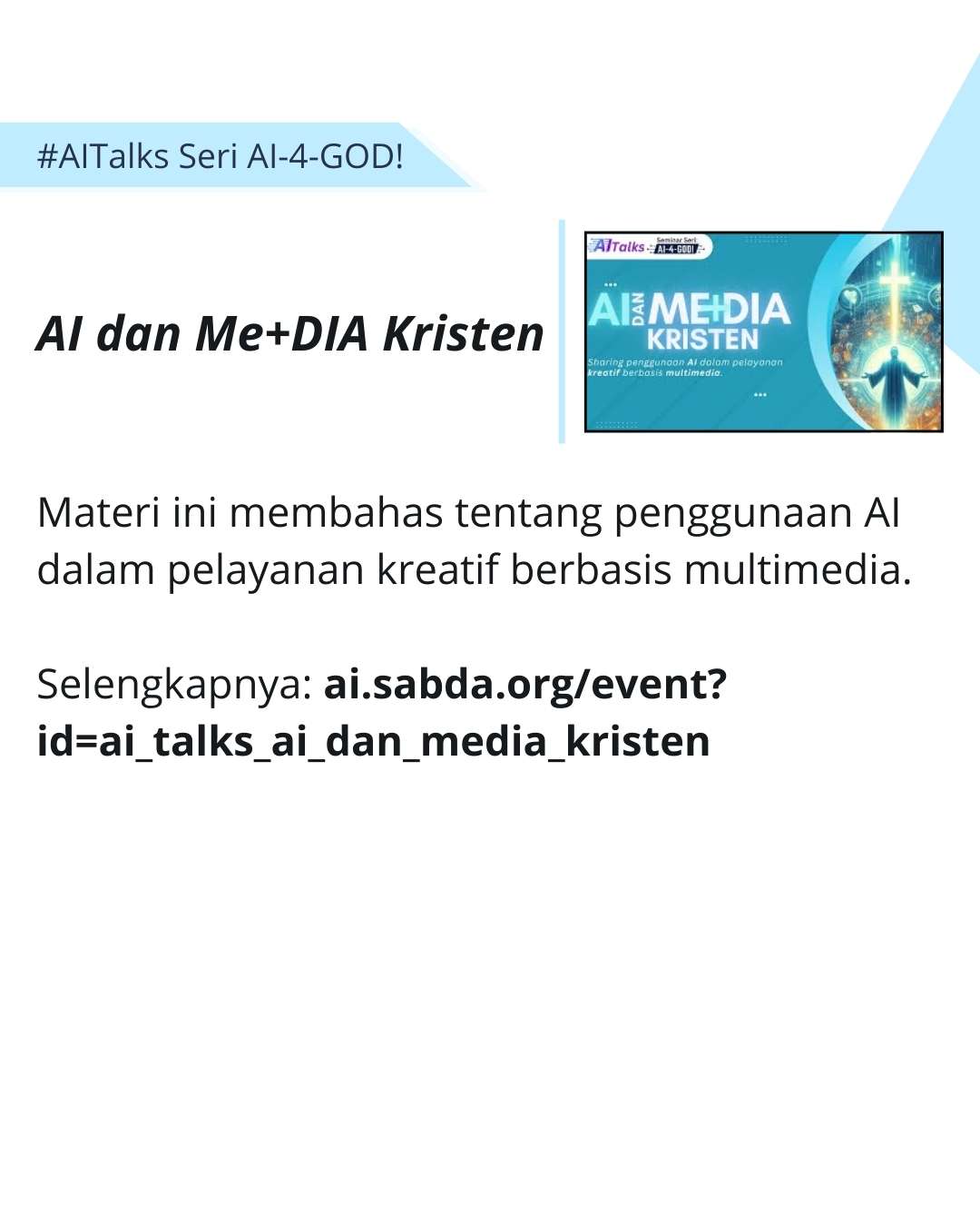 Penggunaan AI dalam pelayanan kreatif berbasis multimedia.