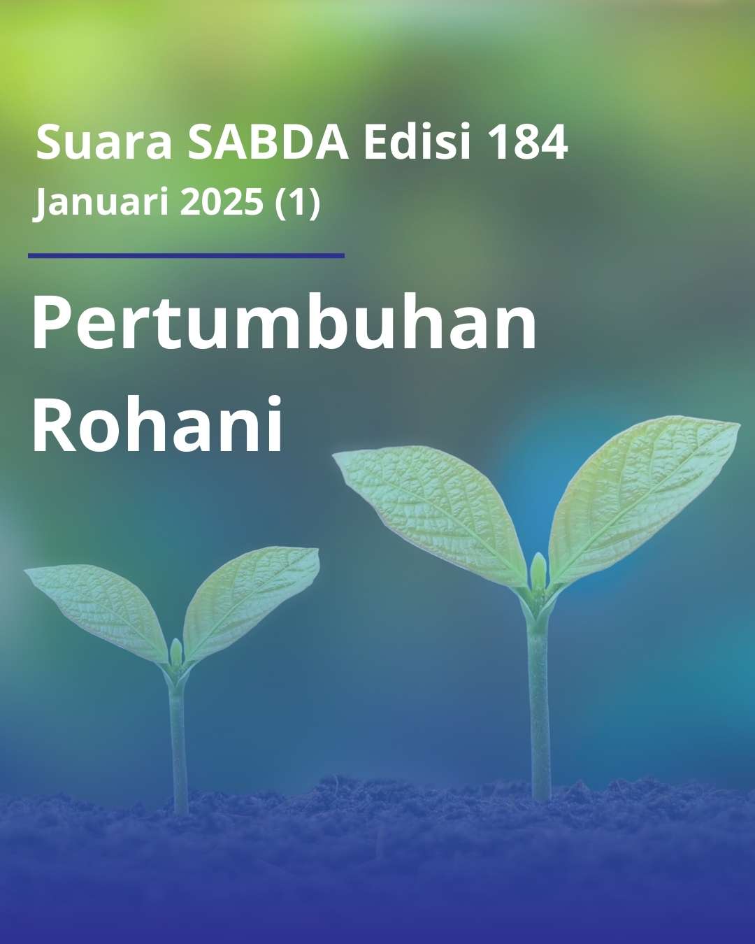 Cover Suara SABDA Januari edisi 1.