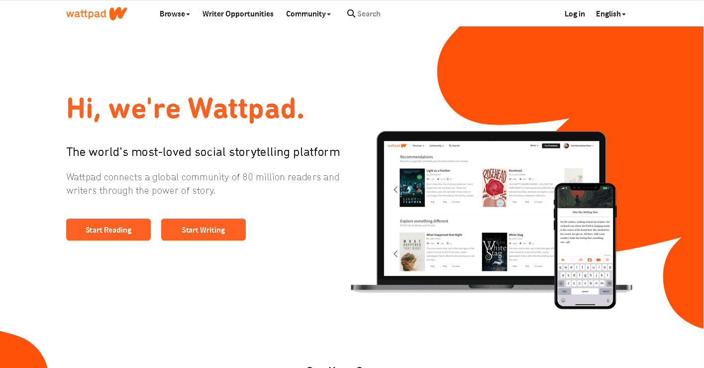 Situs Wattpad.com