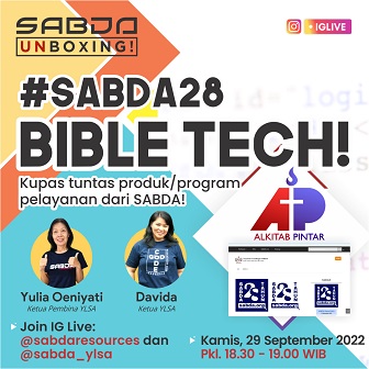 #SABDA28 Bible Tech!