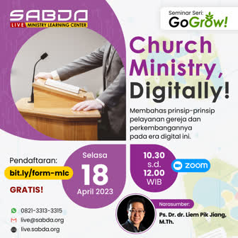 Brosur GoGrow! Church Ministry, Digitally!