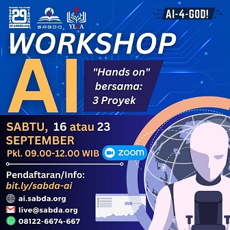 Brosur AI Workshop "Hands On" Bersama: 3 Proyek