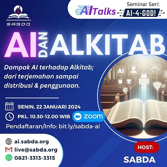 Brosur AITalks: AI dan Alkitab