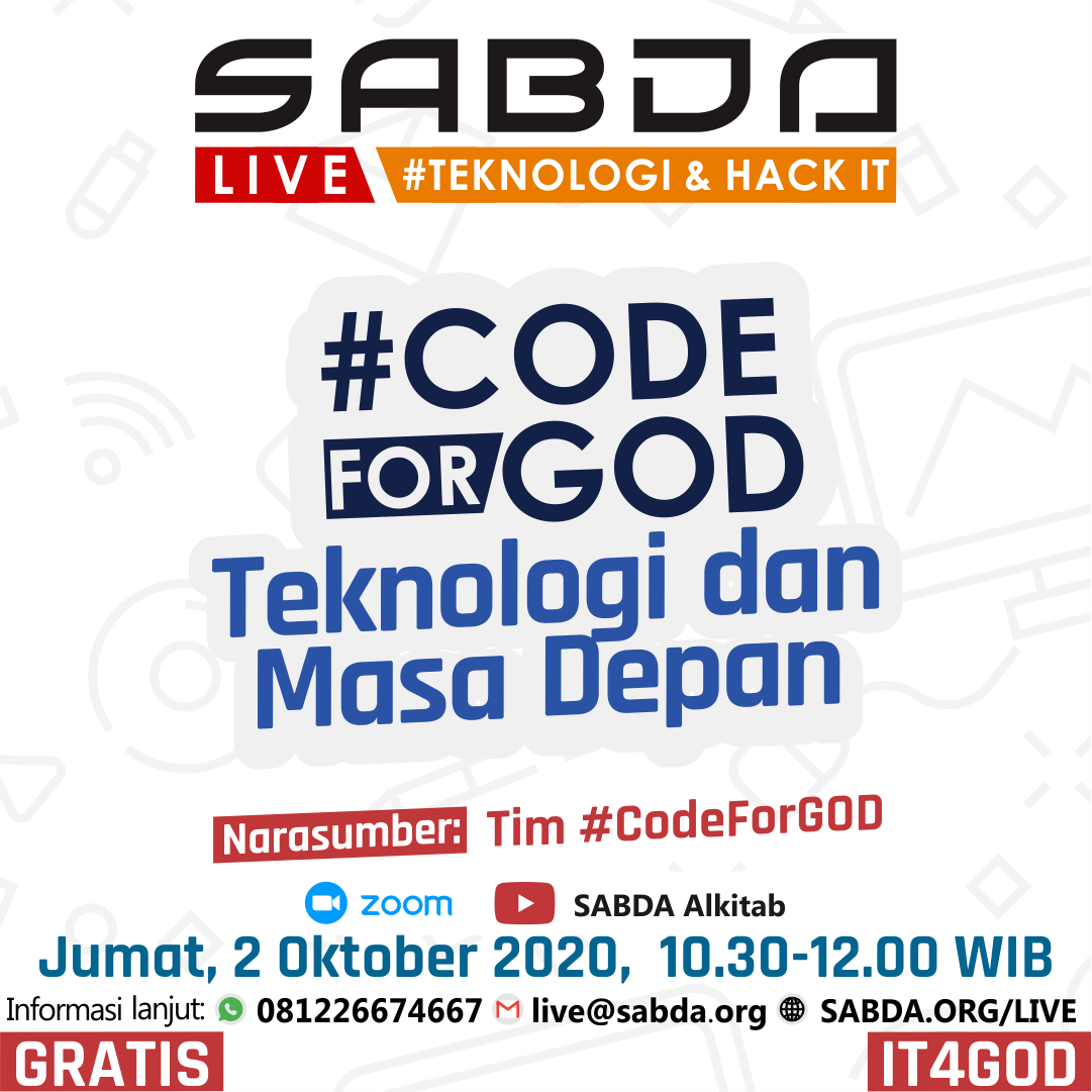 Brosur #CodeForGOD: Teknologi dan Masa Depan