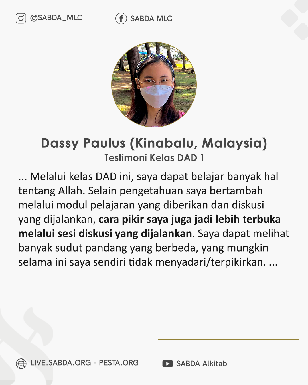 Main Testimony