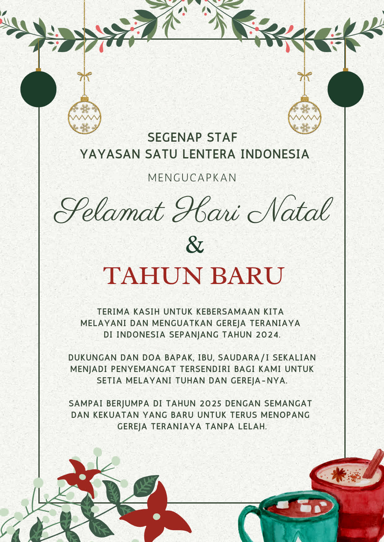 Selamat Natal 2024 & Tahun Baru 2025